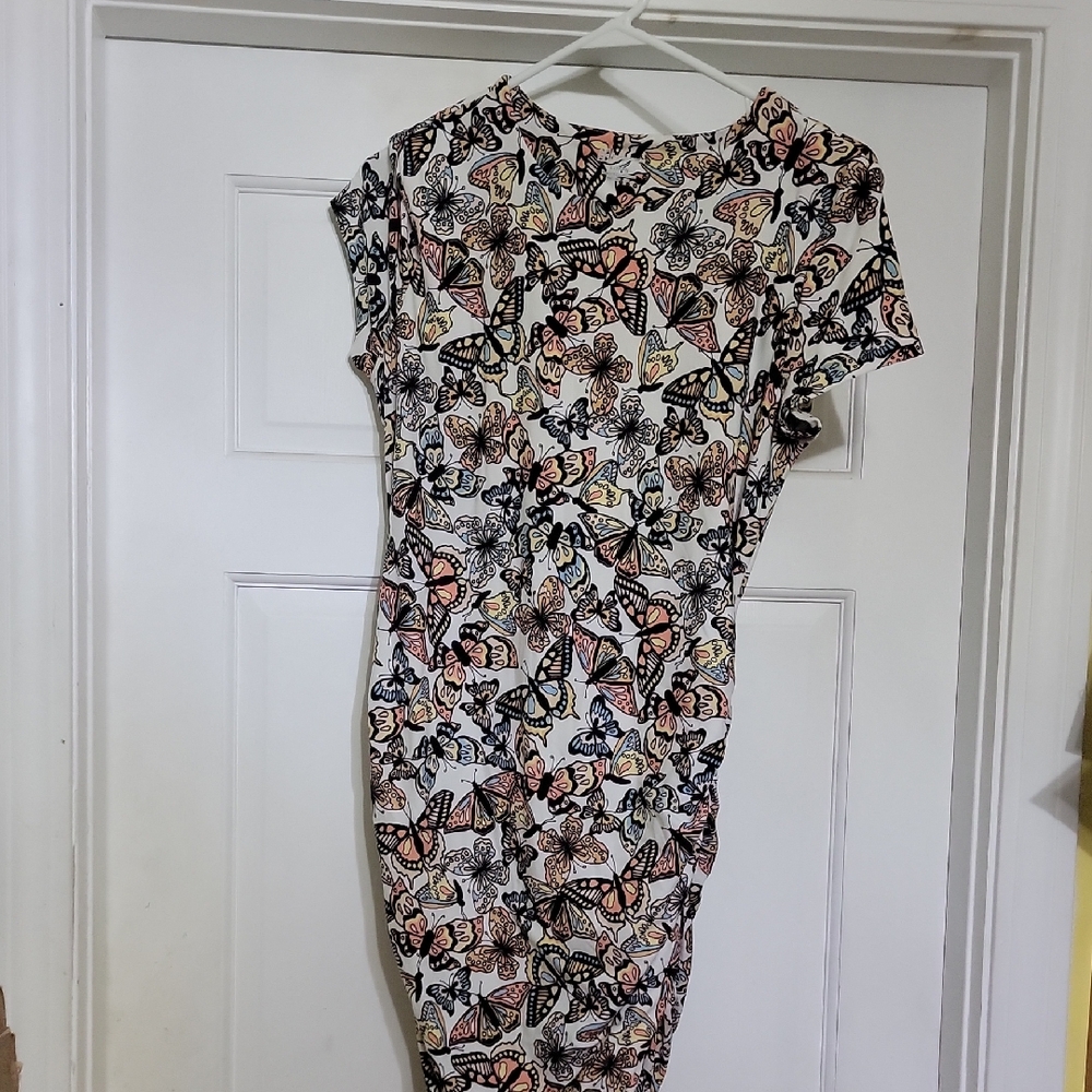 Butterfly Print Women's Dress